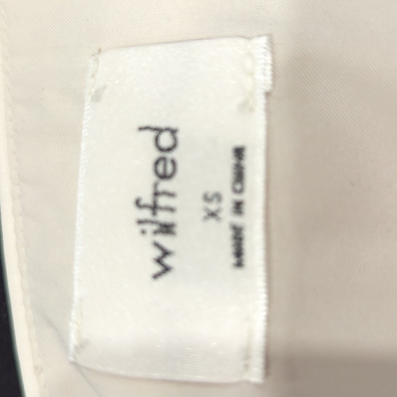 Aritzia Wilfred Shine Bustier Vegan Leather Birch - Picture 9 of 9